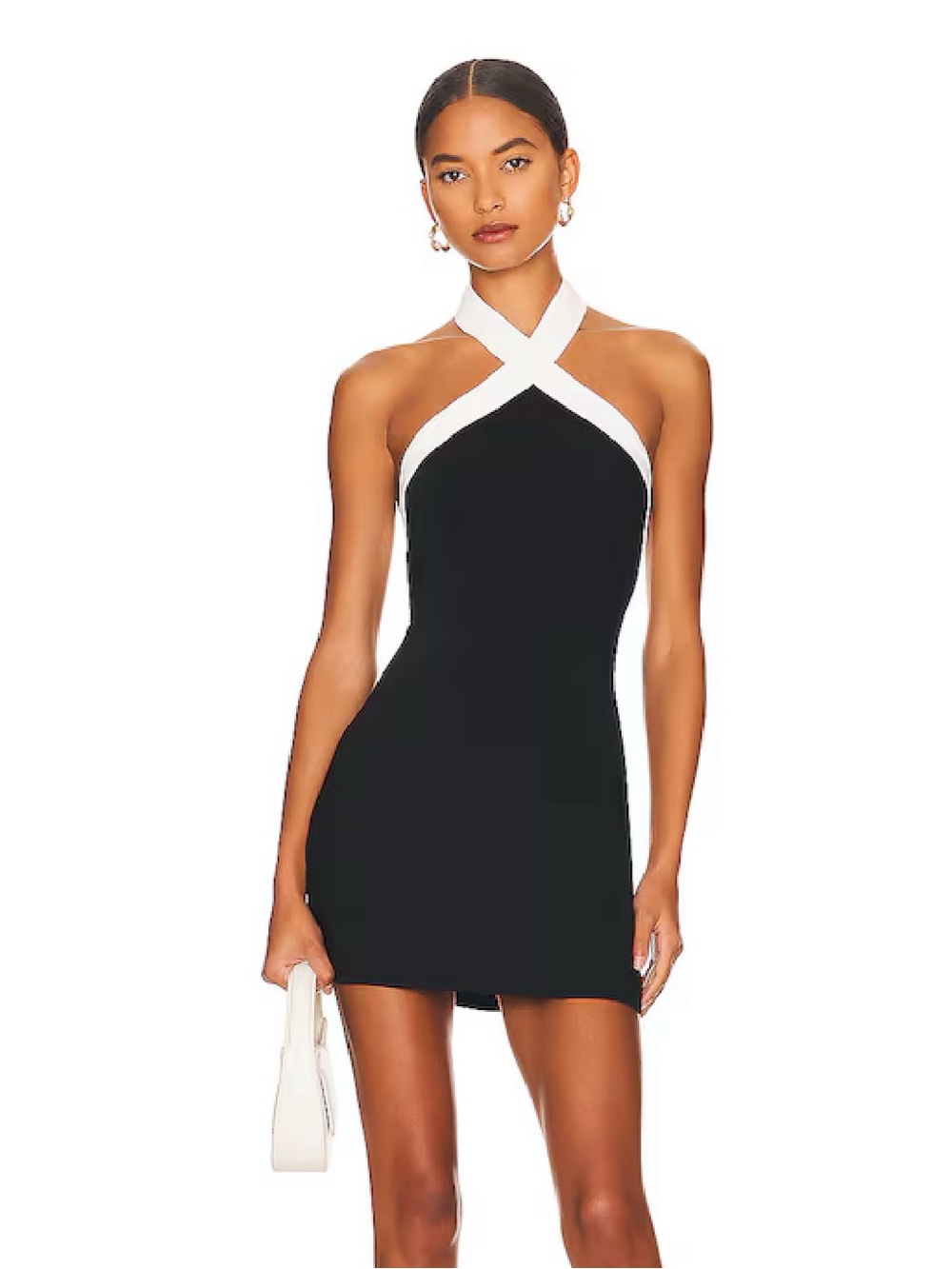 superdown brielle cross front dress size small